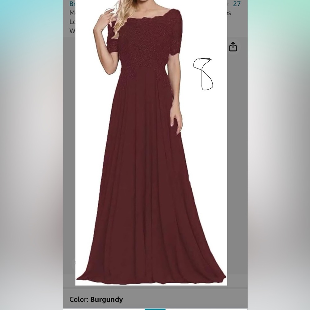 Mother of bride dress